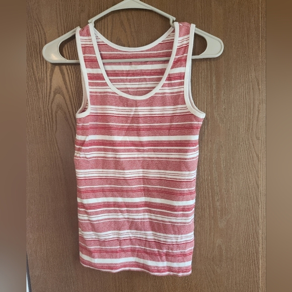 Striped Red and White Tank Top - Picture 1 of 2